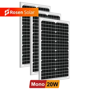 सस्ती कीमत अच्छी गुणवत्ता मोनो 30 वाट सौर पैनल 40W 50W 70W 30Wp 20 वाट