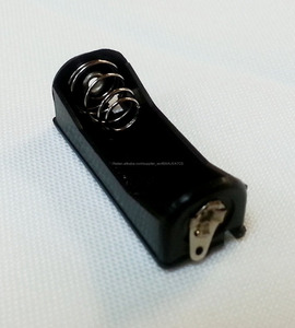 Singolo N Cellulare (UM-5 * 1) Nero di Plastica Supporto Della Batteria Con Filo di Piombo - Product Image 1