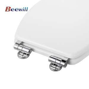 Beewill الفولاذ المقاوم للصدأ لينة وثيق أجزاء خشبية المرحاض غطاء مقعد مفصلات - Product Image 4
