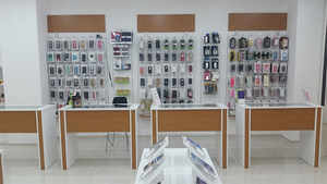 حقيبة هاتف محمول ملحقات الهاتف المحمول عرض جدران عجيزة عرض الحائط رف خشبي - Product Image 2