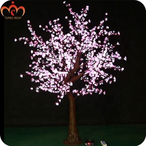Toprex Commercial RVB Changement de couleur <span class=keywords><strong>LED</strong></span> <span class=keywords><strong>Arbre</strong></span> de fleurs de <span class=keywords><strong>cerisier</strong></span> Éclairage émettant vert clair pour les festivals en plein air - Product Image 6