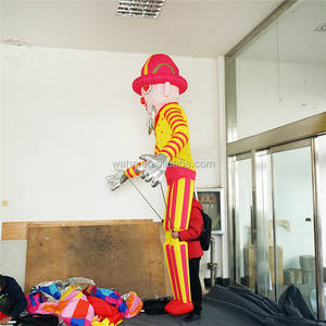 กลางแจ้งCustom Made InflatableเดินJokerเครื่องแต่งกายInflatable <span class=keywords><strong>Clown</strong></span>การ์ตูนหุ่น - Product Image 2