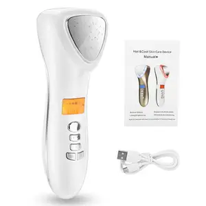 Nóng Lạnh Máy Trị Liệu Massager Sonic Ion Chăm Sóc Da Mặt Máy Đẹp