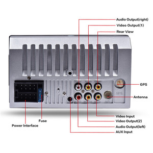 <span class=keywords><strong>Reproductor</strong></span> Multimedia estéreo para coche, pantalla táctil de 7 pulgadas, doble 2 DIN, <span class=keywords><strong>7010B</strong></span> - Product Image 4