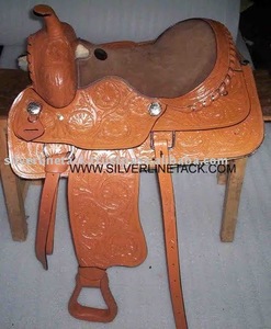 Sillín Western de Resistencia en Cuero Genuino con Estructura de Madera/Plástico - Product Image 2