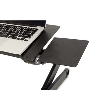 Portátil ajustable de aluminio de escritorio del ordenador portátil/de ventilación/w/CPU ventiladores y Extra grande Mouse Pad lado montaje - Product Image 5