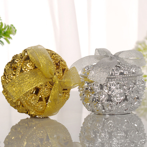 Nuovo stile bomboniere <span class=keywords><strong>per</strong></span> matrimonio a forma di rosa regalo di plastica scatola <span class=keywords><strong>per</strong></span> caramelle color <span class=keywords><strong>oro</strong></span> - Product Image 6