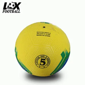 Promotional Custom Logo Color ball soccer rubber football