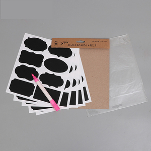 Die Cut Black Waterproof Reusable PVC Chalkboard Stickers,New Cheap Shaped Blackboard <strong>Pantry</strong> Sticker <strong>Labels</strong> - Product Image 3
