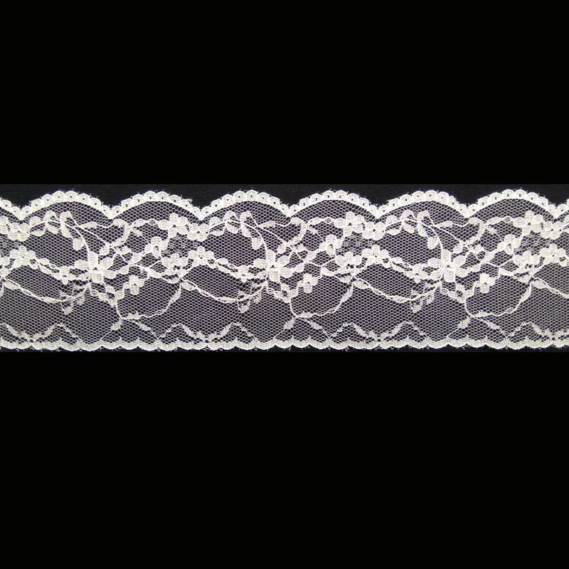 Small MOQ different types of flower lace trim white