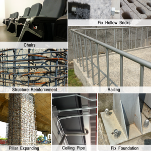Sellador de construcción de anclaje químico de cartucho adhesivo epoxi dual de 400ml - Product Image 6