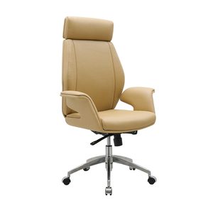 Piezas de Silla de Oficina Ejecutiva de Respaldo Alto Mjx Recaro 200kg Ergonómica <span class=keywords><strong>Steelcase</strong></span> de Madera Antigua de Diseño con Respaldo Alto de Cuero - Product Image 2