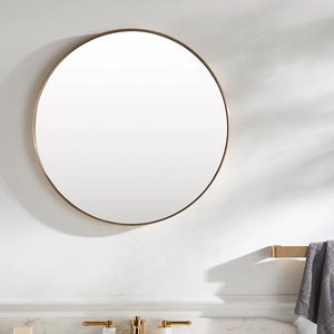 Engineering Hotel Project <strong>Mirror</strong> Modern Luxury Hotel Bathroom Decorative Antique Gold <strong>Round</strong> <strong>Wall</strong> <strong>Mirror</strong> - Product Image 4