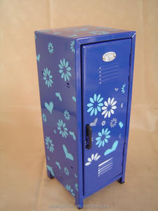 Mini Archivador Metálico con Atractiva Pintura Floral, Elegantes Archivadores - Product Image 4