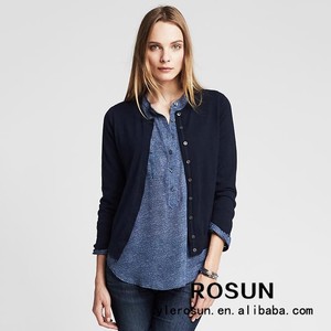 vente chaude dames cardigan design de mode <span class=keywords><strong>pull</strong></span> <span class=keywords><strong>ras</strong></span> du <span class=keywords><strong>cou</strong></span> coffre ouvert - Product Image 2