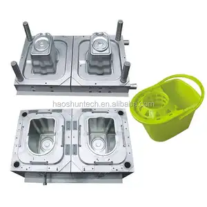 Custom Polypropylene Mop Wringer Injection Plastic Injection Storage Thin Wall Bucket Mould Mold Molding Manufacturer Factory