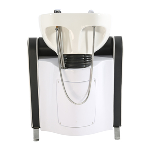Beyaz seramik lavabo sentetik deri istasyonu ile berber lavabo sandalye kuaför koltuğu ve taşınabilir şampuan kase sandalye - Product Image 6