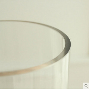 Jarrón <span class=keywords><strong>de</strong></span> Vidrio Alto y Cilíndrico para Decoración, con Tallo, para Centros <span class=keywords><strong>de</strong></span> Mesa en Bodas y Hogar - Product Image 4