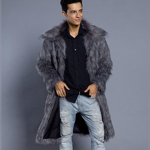Cappotto lungo da <span class=keywords><strong>uomo</strong></span> di alta qualità <span class=keywords><strong>con</strong></span> colletto finto - Product Image 2