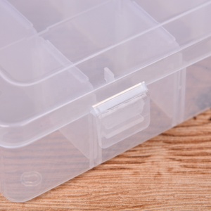 Caja de almacenamiento de plástico transparente extraíble organizador pp con 18 divisores - Product Image 5