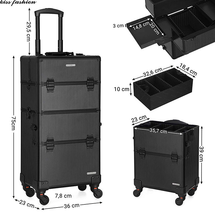 Caja de aluminio de la carretilla del ABS