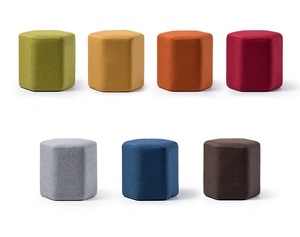 Nouveau <span class=keywords><strong>design</strong></span> vente Chaude Durable Doux tissu bois <span class=keywords><strong>tabouret</strong></span> <span class=keywords><strong>pouf</strong></span> dans le salon - Product Image 4