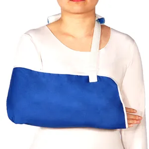 Blue Comfortable Forearm Sling Broken Shoulder Hand Orthosis Support Strap Class I Instrument Classification