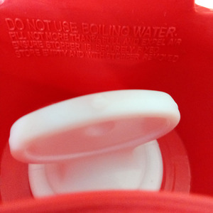Botella de agua caliente de goma para cuello, con cubierta de fieltro, nuevo estilo - Product Image 4