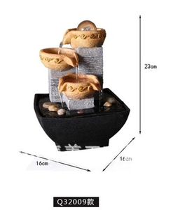 Fontana d'acqua da tavolo <span class=keywords><strong>in</strong></span> resina antica - Product Image 2