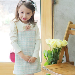 Vestido de princesa Simple diseño floral chica moda OEM 2017 - Product Image 2