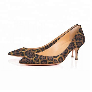 Pointy Toe Pumps Office <strong>Shoes</strong> <strong>Kitten</strong> <strong>Heels</strong> Genuine Leather <strong>Shoes</strong> - Product Image 6
