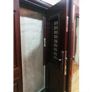 2018 house main steel door designs double door with windows and steel security door germany