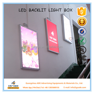 Tùy chỉnh Bạc nhôm quảng cáo Snap khung <span class=keywords><strong>LED</strong></span> lightbox kích thước lớn ánh sáng Hộp Dấu hiệu hiển thị - Product Image 4