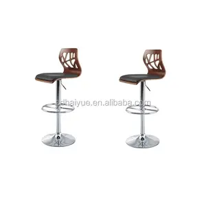 New Backrest Leather Metal Structure Bar Stools, Metal Frame Bar stools, Bar Stools with Iron Structure