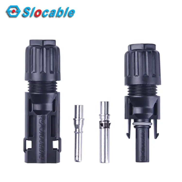 Slocable MC 4 1500V Solar Cable PV Connector 8AWG 10mm2 IP68 Wire Connector for PV System