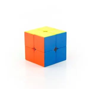 Cubo MoYu de juguete para niños, Cubo de rompecabezas mágico, juguete de plástico ABS Meilong 2x2