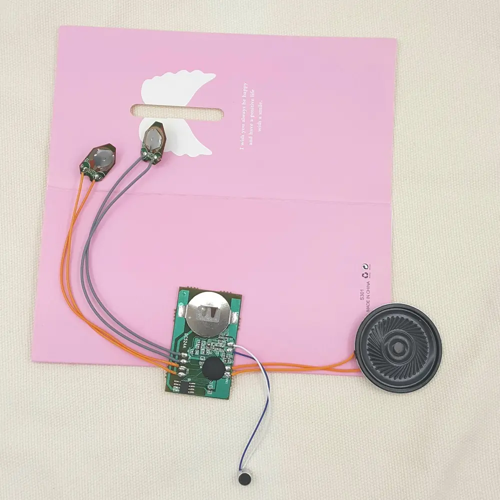 CR2032グリーティングカード用録音サウンドモジュール