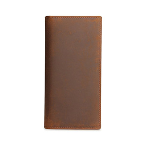 Wb121 Natural Crazy Horse Leather Bifold Men <strong>Long</strong> <strong>Wallet</strong> - Product Image 4