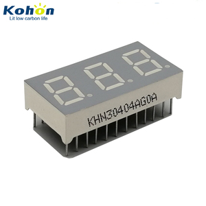 Nhỏ <span class=keywords><strong>7</strong></span> đoạn dẫn hiển thị 3 chữ số 0.4 inch Màu Vàng-Xanh chung anode 24-<span class=keywords><strong>pin</strong></span> - Product Image 1