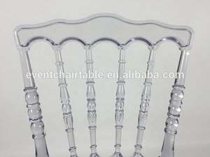 Chaise à roulette en plastique transparent, décoration pour événement, mariage, fête, hôtel, salle à manger, 1 pièce - Product Image 5