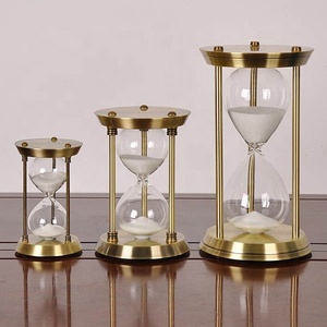 <span class=keywords><strong>Sablier</strong></span> en métal traditionnel <span class=keywords><strong>1</strong></span> heure 60 minutes <span class=keywords><strong>grand</strong></span> <span class=keywords><strong>sablier</strong></span> décoratif (17.5x32cm) - Product Image 2