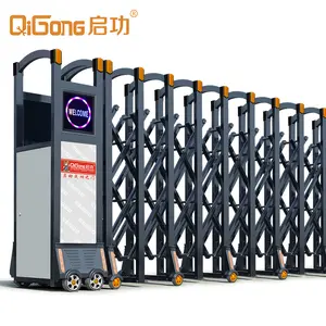 Porta d'ingresso principale fabbrica di disegno automatico flessibile cancello scorrevole QG-L1725