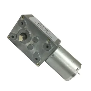 Proveedor de China, gran oferta, motor de engranaje de reducción de gusano pequeño de 3-12V DC 15/45/75/100 RPM por Motor de engranaje de gusano de CC