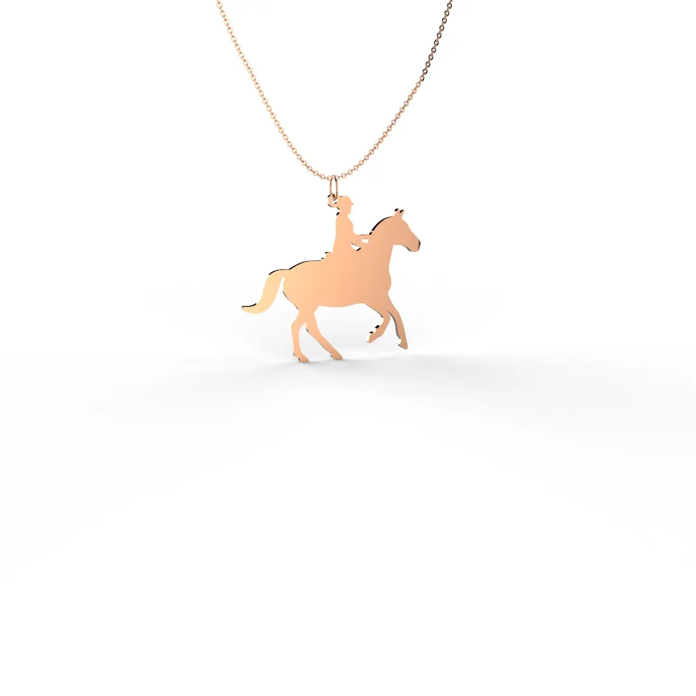 joyeria turca mayoreo new arrival fashion jewelry jumping horse pendant necklace animal necklace wholesale productos en