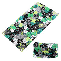 En gros, cache-cou tubulaire personnalisé 25x50cm en microfibre de polyester sans couture, utilisable comme cache-visage et bandana