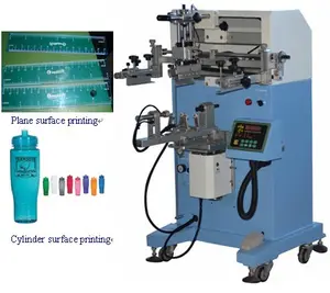 Semi-automática botella de impresión de pantalla de tubo Serigraphie de impresión de la máquina para la venta