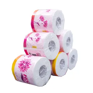 Heißer Verkauf custom druck einzeln verpackt Mega Rolle Wc Papier tissue rollen