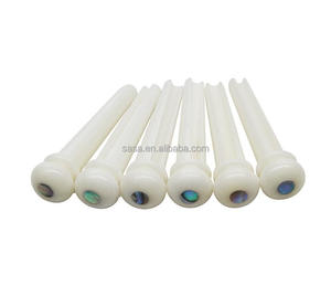 Ponticello e Capotasto in Osso per Chitarra Acustica e Perni in Osso per Chitarra Realizzati in Vero Osso - Product Image 3