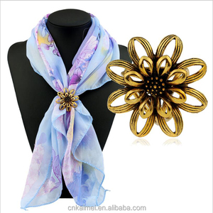 Hebilla De Bufanda De Seda, Clip De Anillo De Bufanda Floral De Perlas, Soporte Para Envoltura De Anillo De Ropa, Hebilla De Bufanda De Camelia Comprar A Buen Precio - Entrega Gratuita