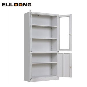 <span class=keywords><strong>Armoire</strong></span> métallique de rangement pour médicaments avec porte battante en verre verrouillable pour hôpital - Product Image 4